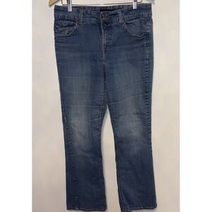 Bandolinoblu jeans 12 bootcut Arianna back pockets button&embroidered